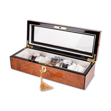Uhrenbox aus Holz fr Herren