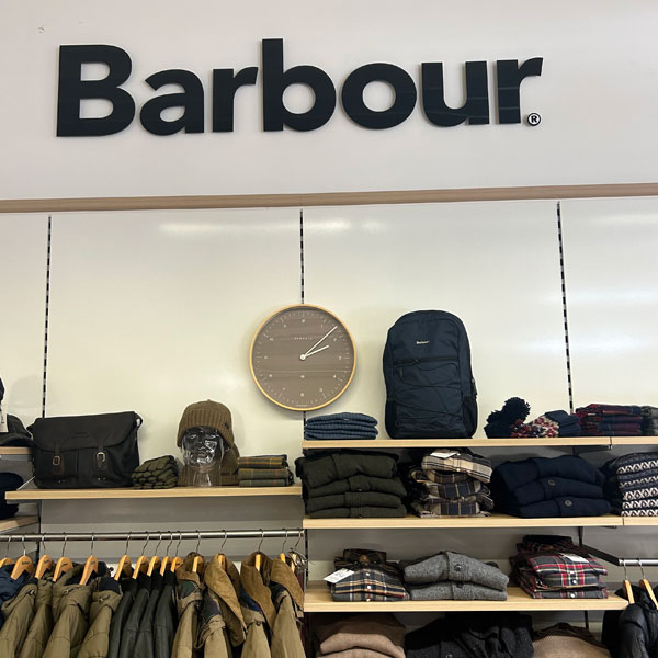 Ein Blick ins Barbour-Sortiment fr Herren