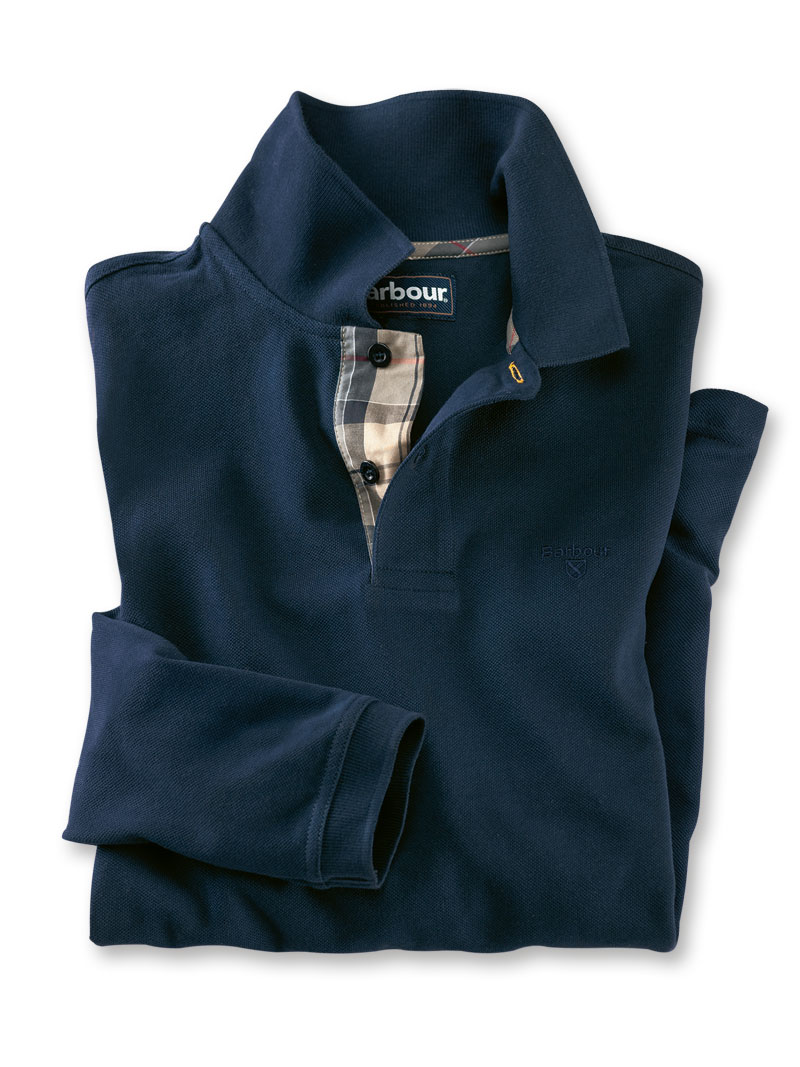 Produktbild zu Poloshirt f�r Herren mit langen �rmeln