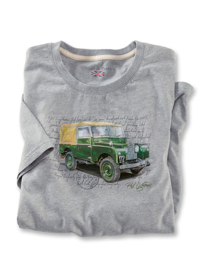 T-Shirt mit Landrover fr Herren