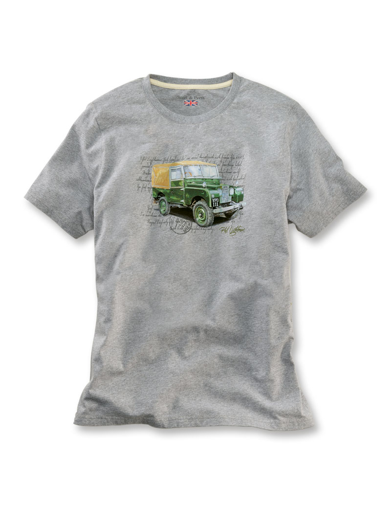 T-Shirt mit Landrover fr Herren