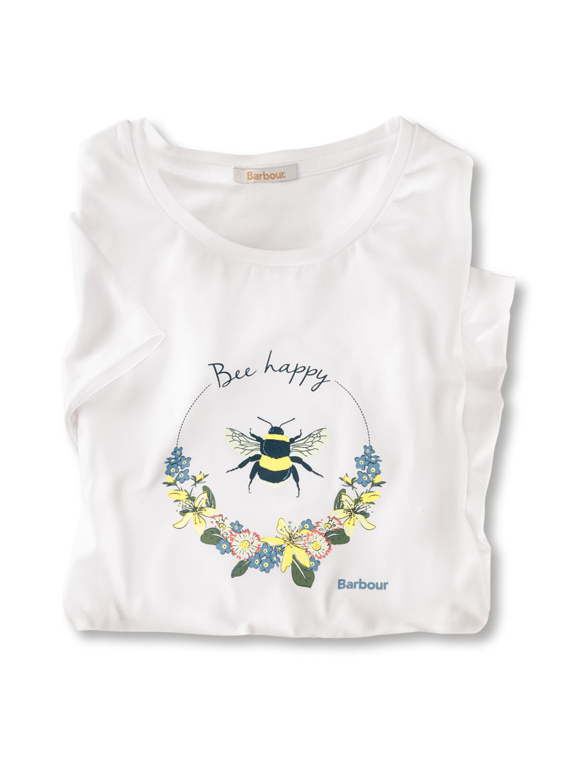 Frühlings-Shirt 'Bee happy' von Barbour