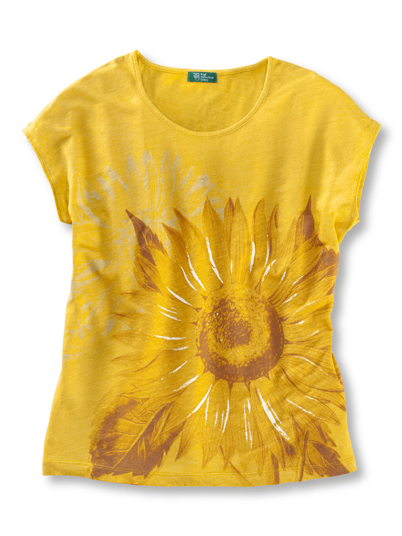 Damenshirt mit Sonnenblume