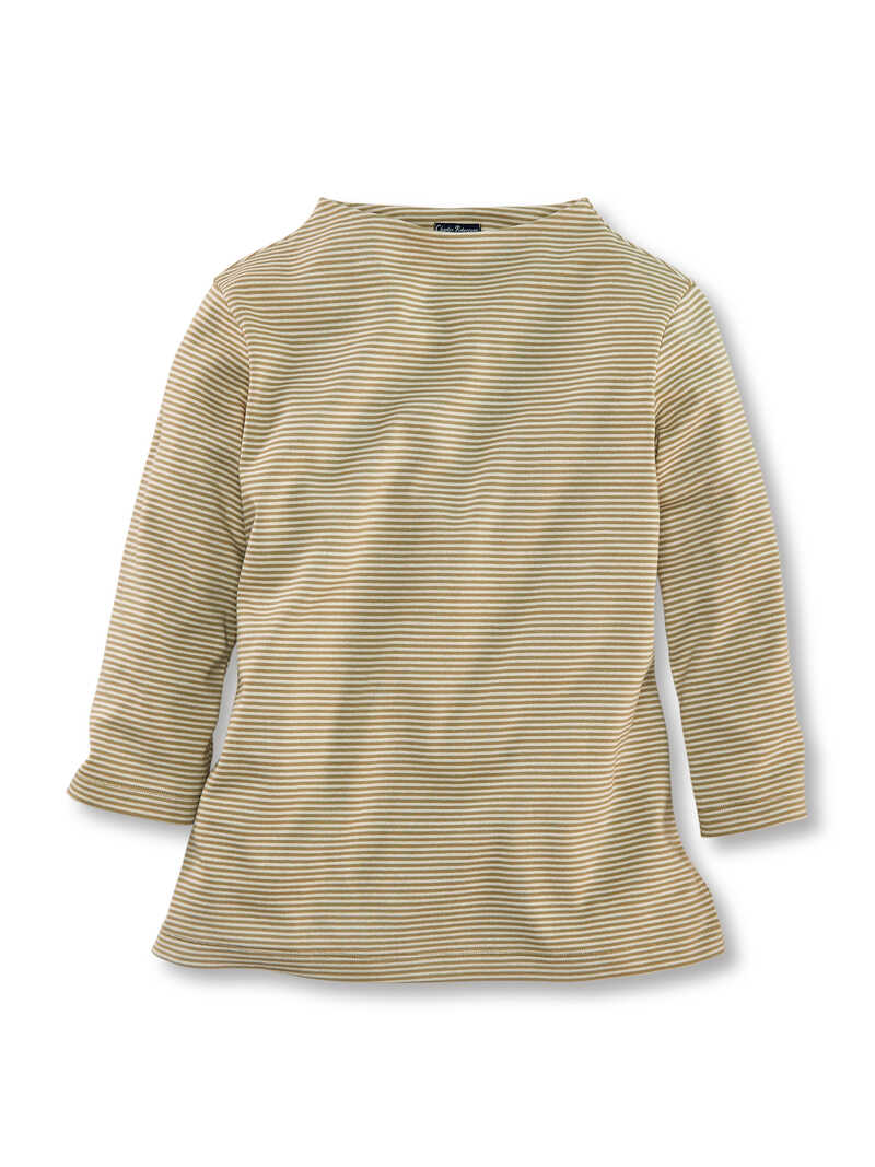 Ringelshirt mit Stehkragen fr Damen
