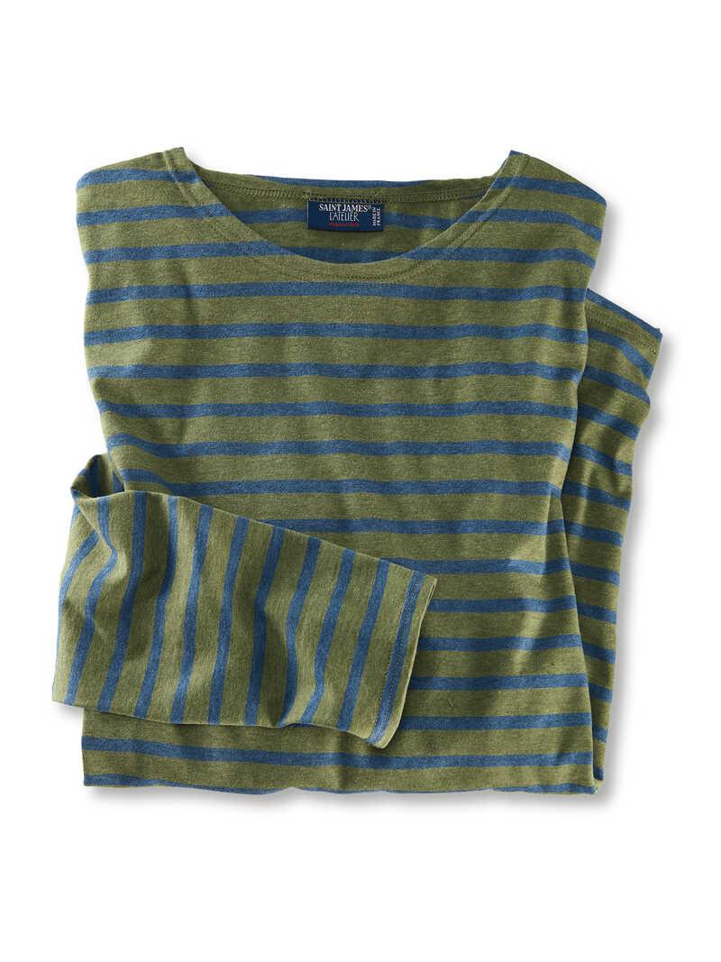 Ringelshirt fr Herren mit langem Arm