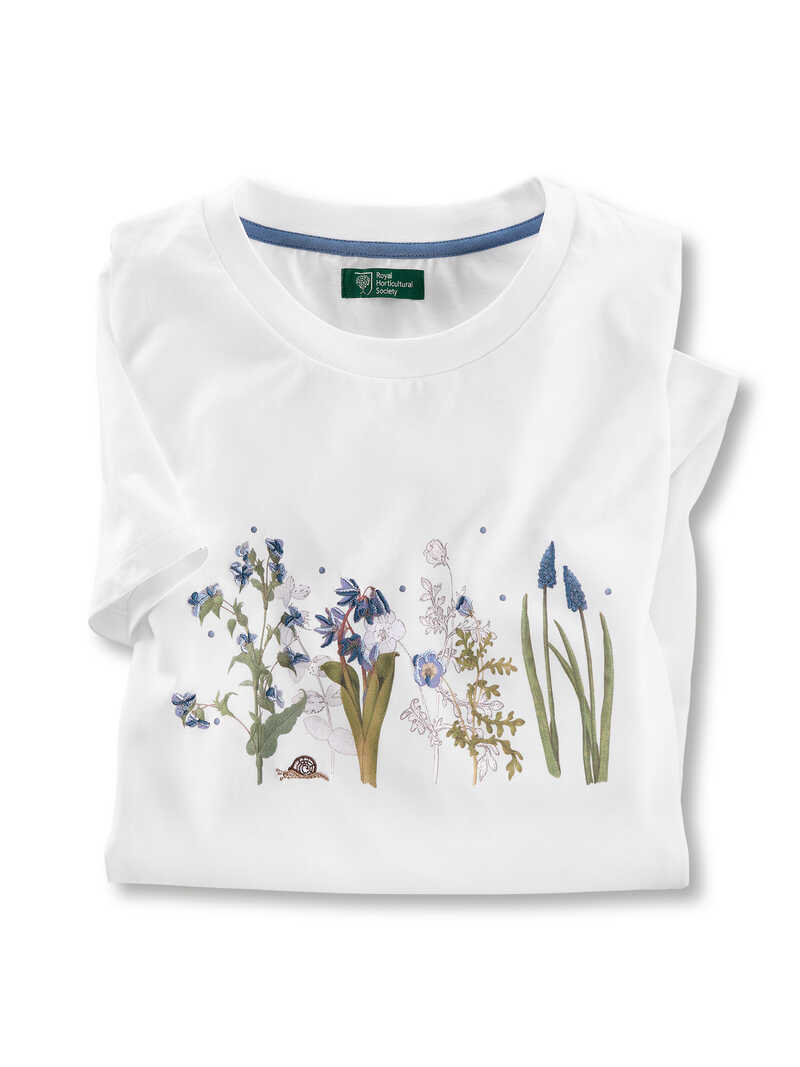 Leichtes Sommershirt mit Blumenprint