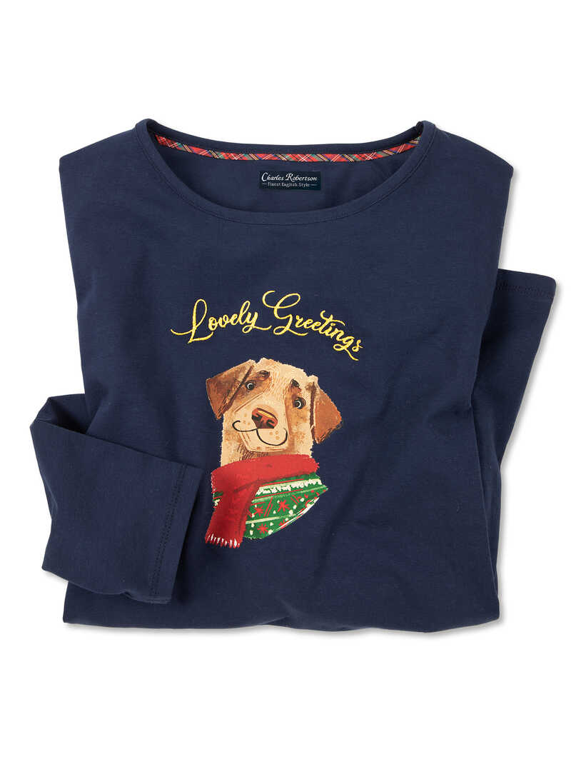 Produktbild zu Wintershirt mit Hund