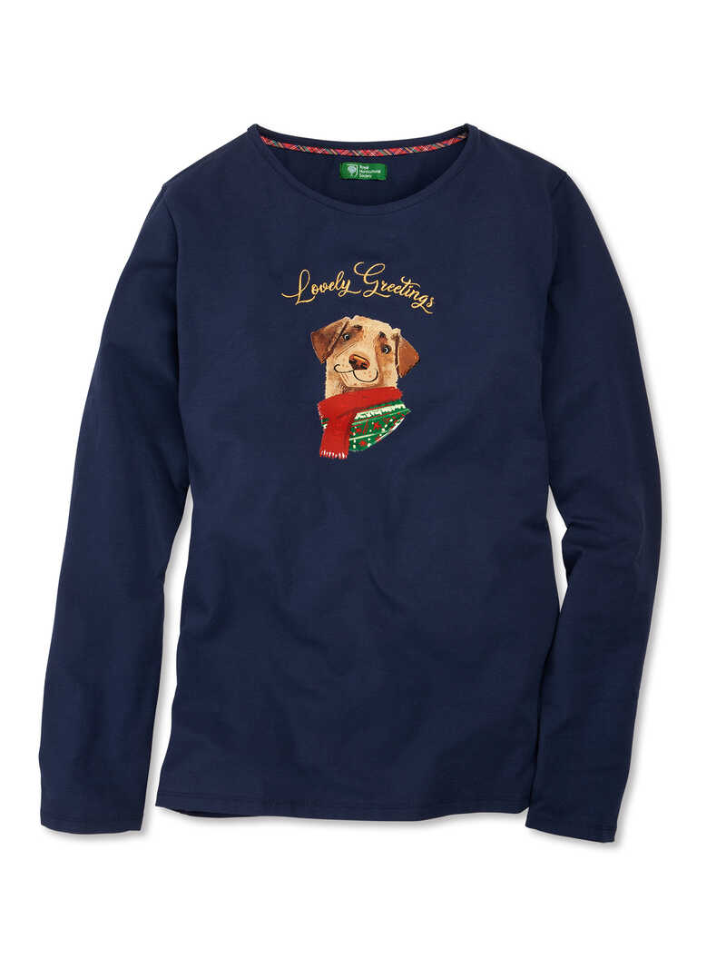Alternatives Bild 1 zu Wintershirt mit Hund