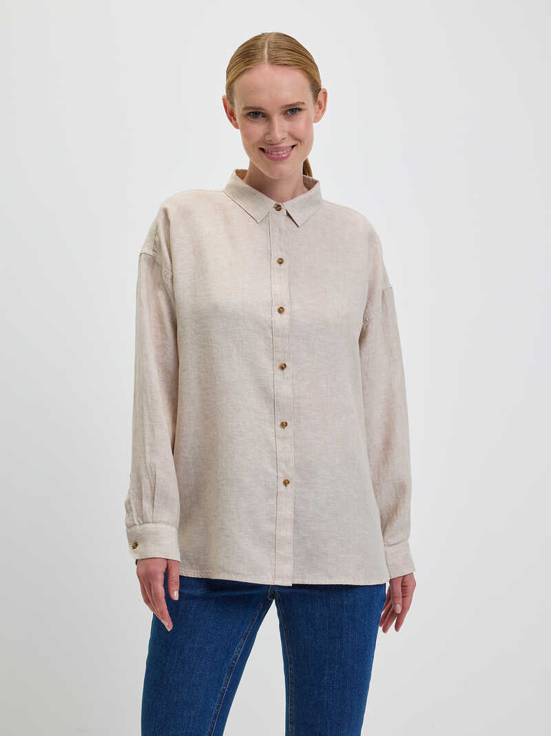Oversized-Leinenbluse Hampton
