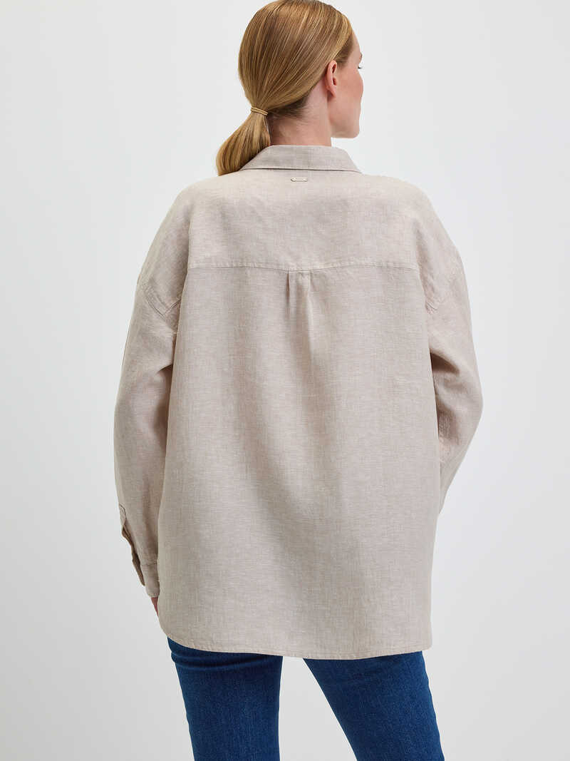 Oversized-Leinenbluse Hampton
