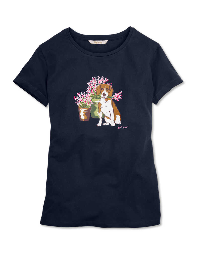 Damen-Print-Shirt Beagle