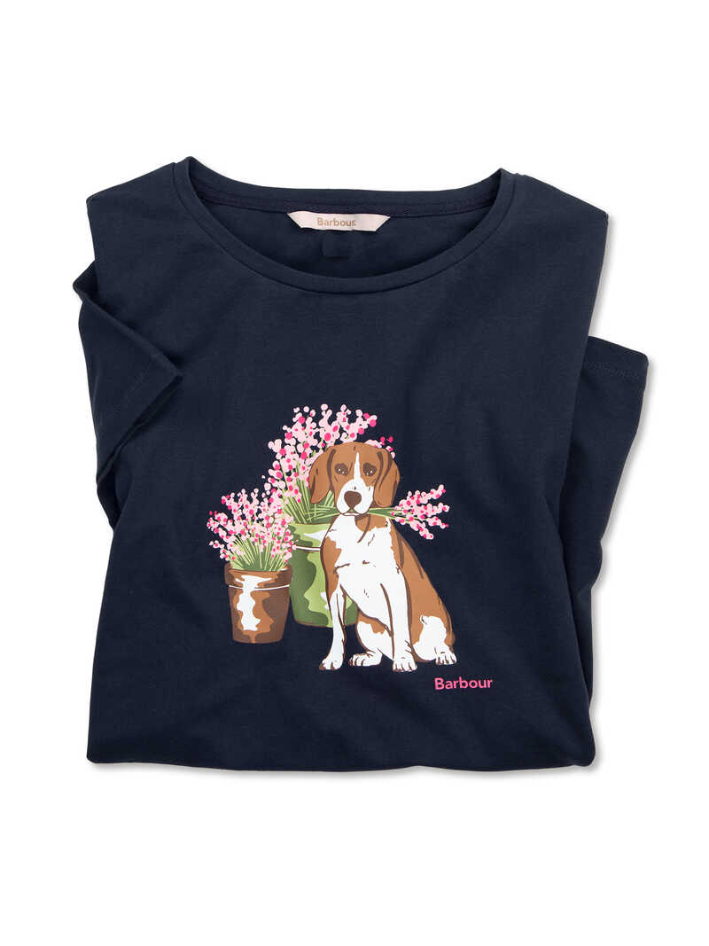 Damen-Print-Shirt Beagle