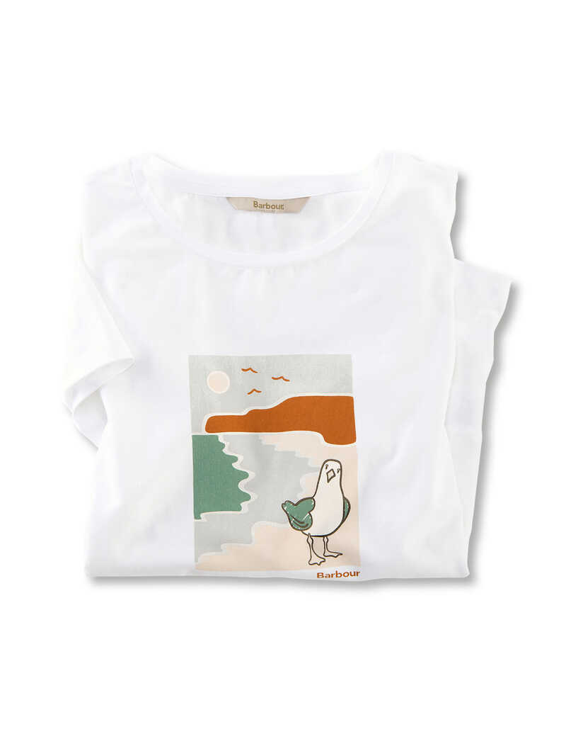 Weies Damen-T-Shirt Merseyside