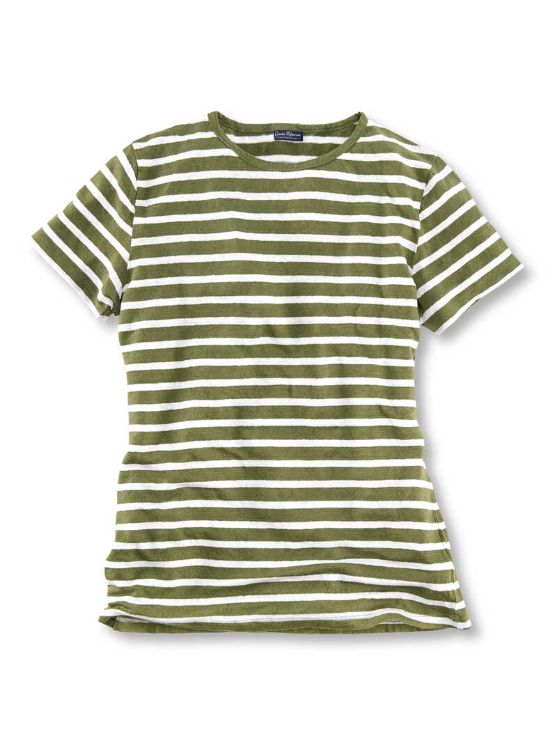 Leinen-Ringelshirt