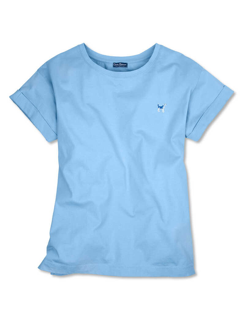 Jersey-Shirt Beagle in Blau