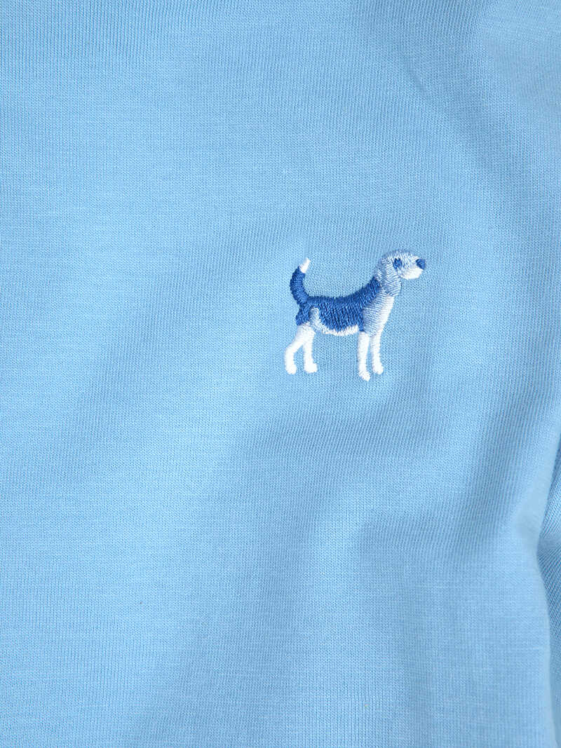 Jersey-Shirt Beagle in Blau