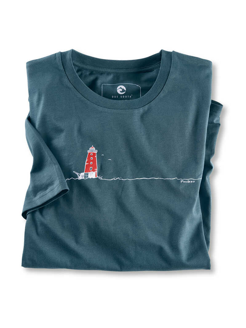T-Shirt mit Leuchtturm