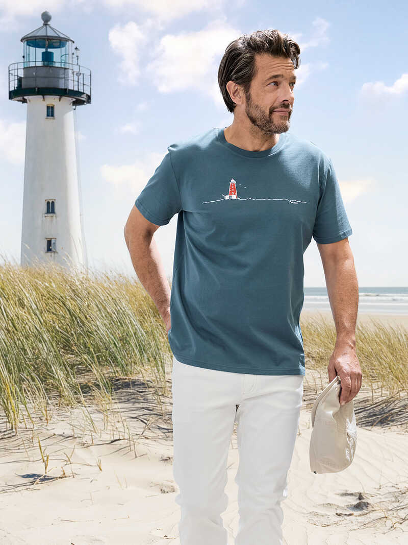 T-Shirt mit Leuchtturm