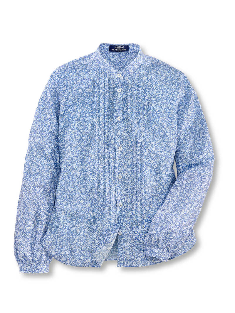 Stehkragenbluse Millefleurs