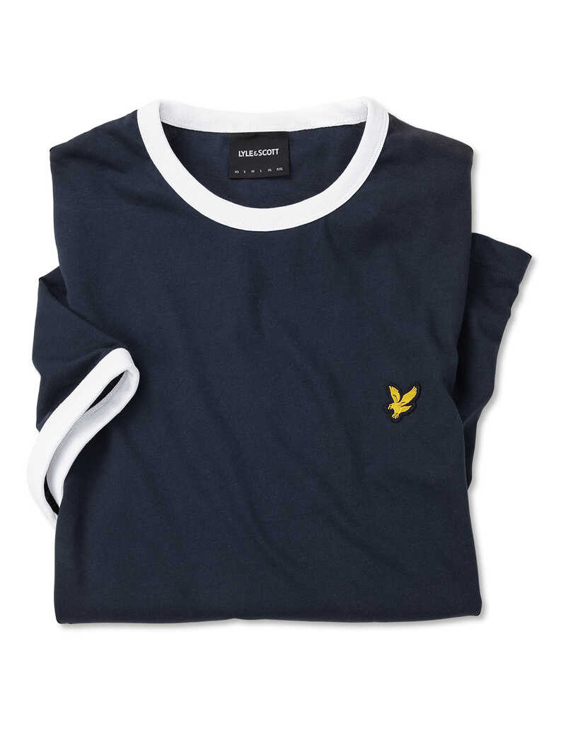 Jersey-T-Shirt mit Golden Eagle