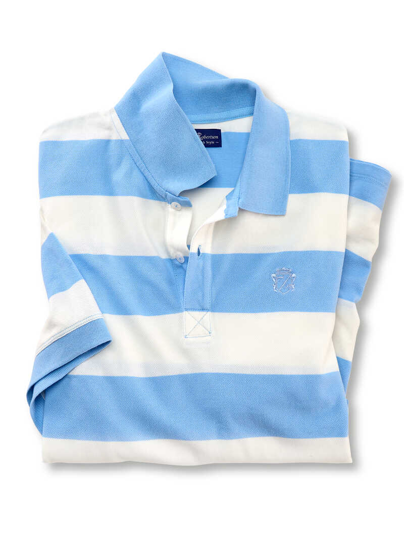 Poloshirt mit Regattastreifen