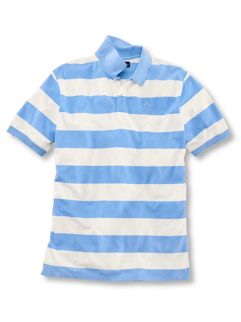 Poloshirt mit Regattastreifen
