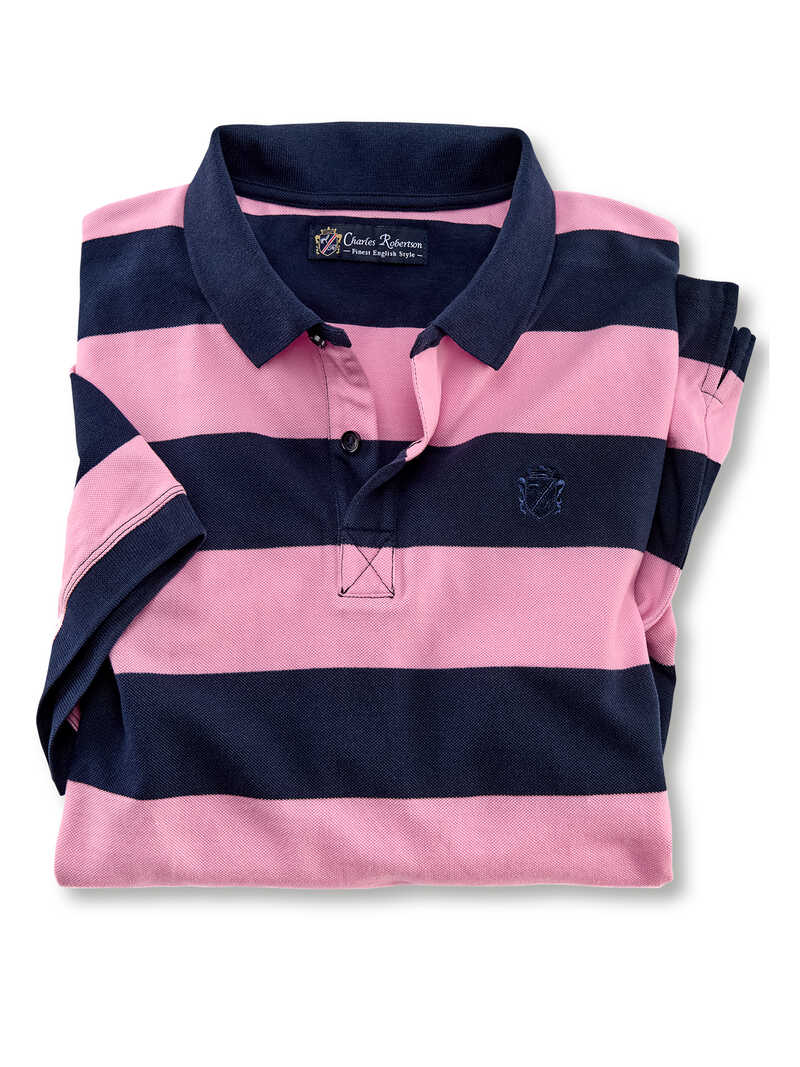 Poloshirt mit Regattastreifen