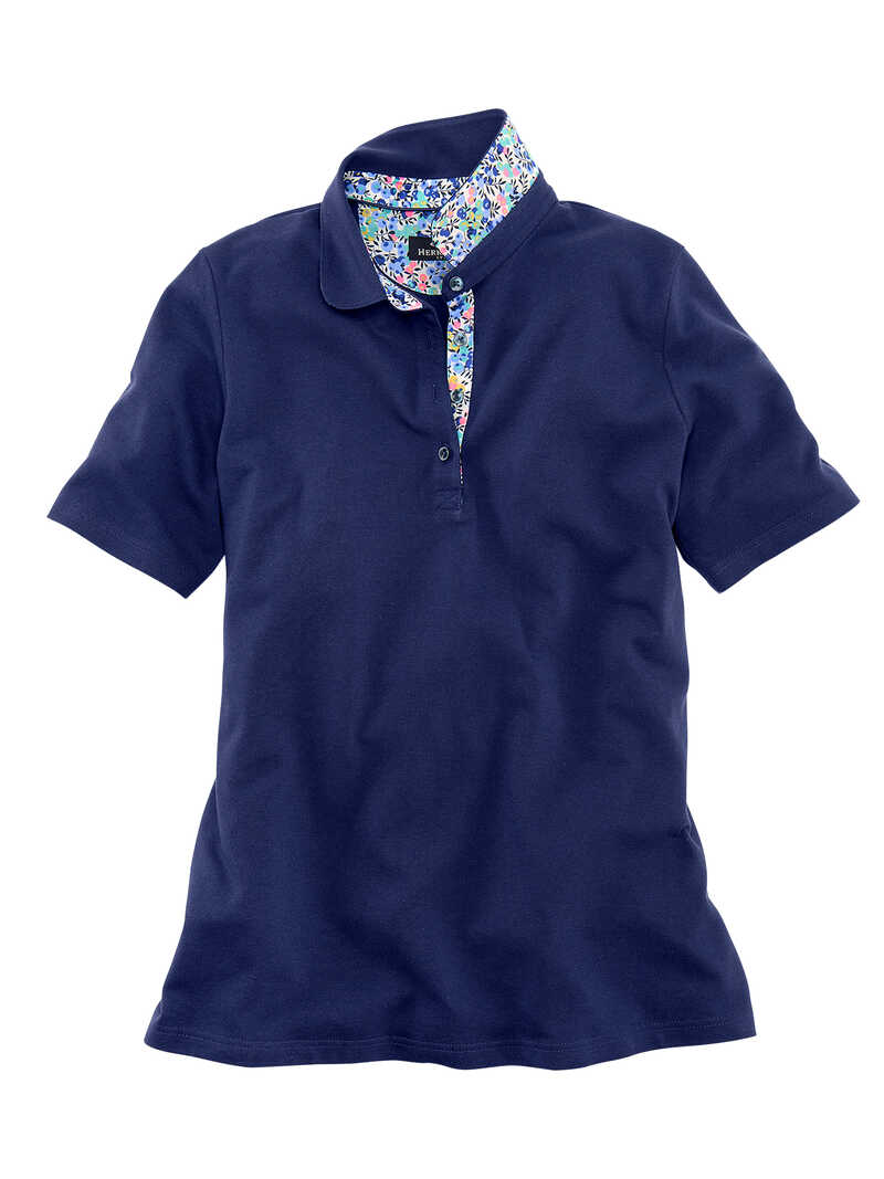 Poloshirt mit Liberty-Kragen