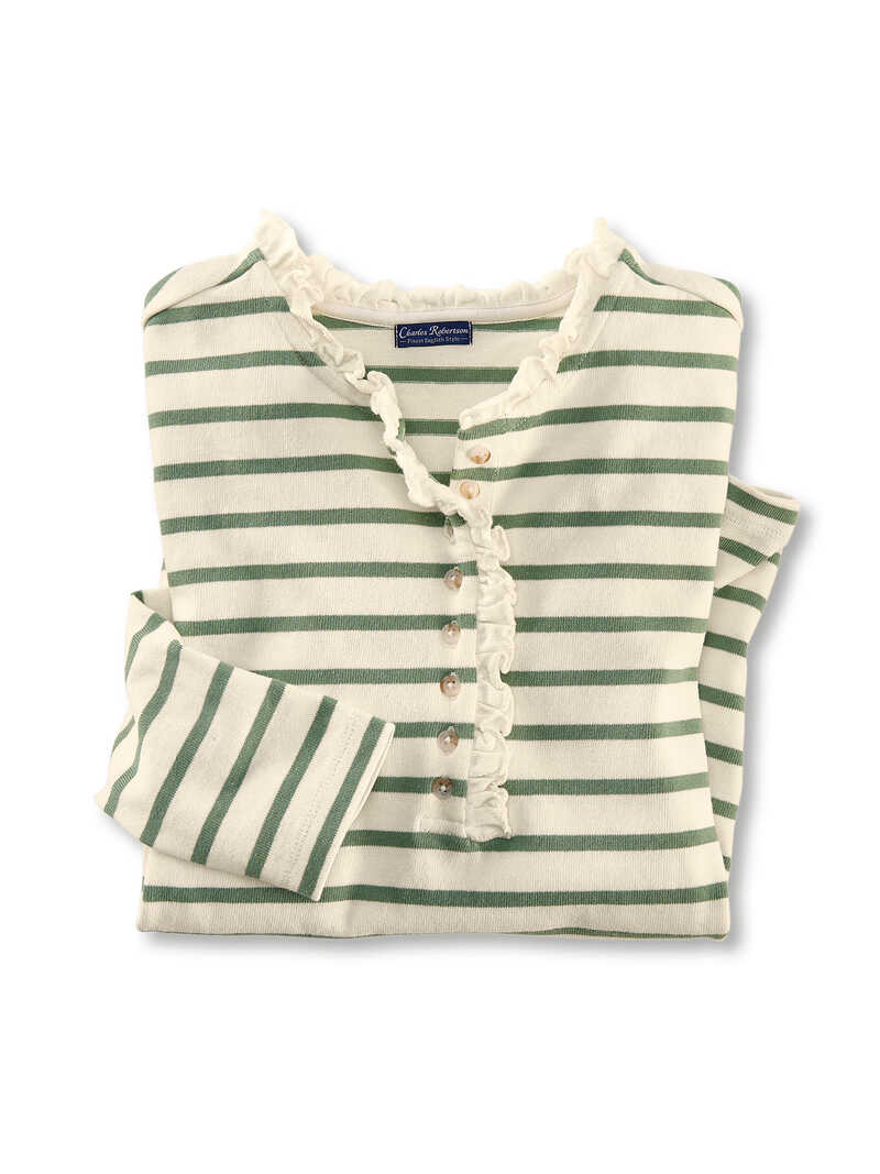 Rschenshirt mit Streifen