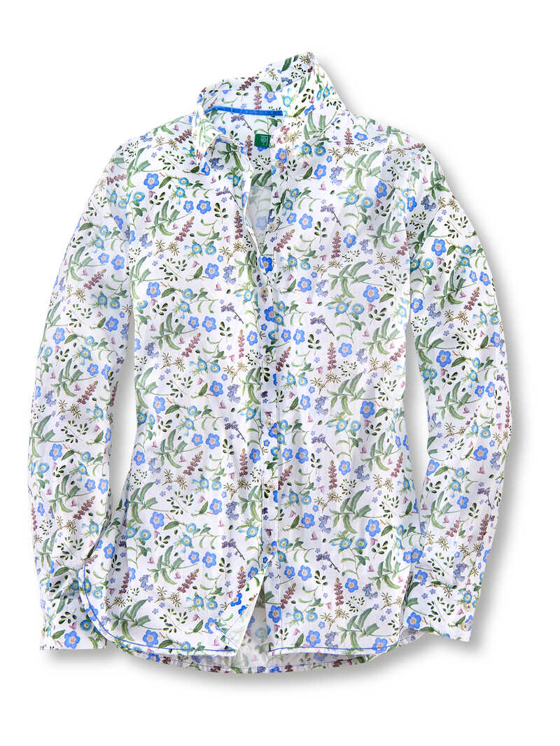 Blumenbluse Forget me not