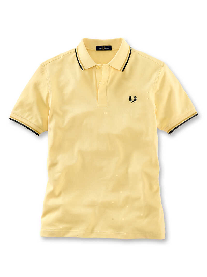 Gelbes Herren-Poloshirt