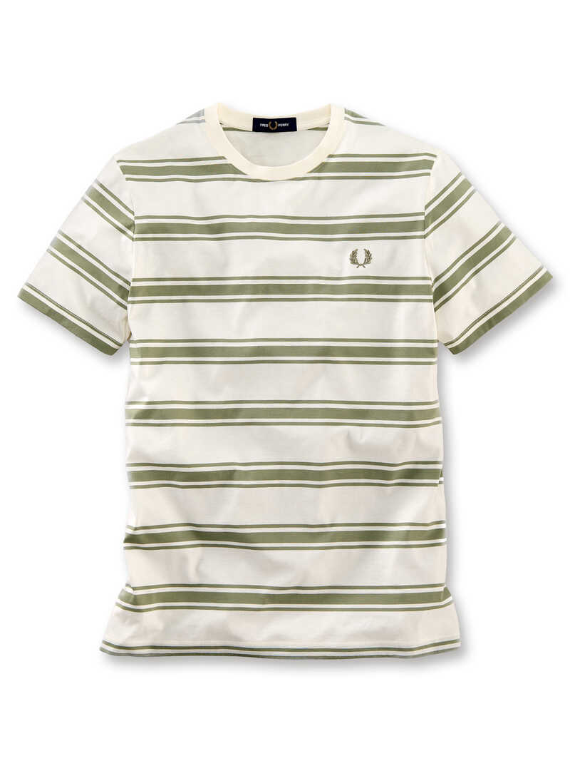 Streifenshirt in Hellgrn