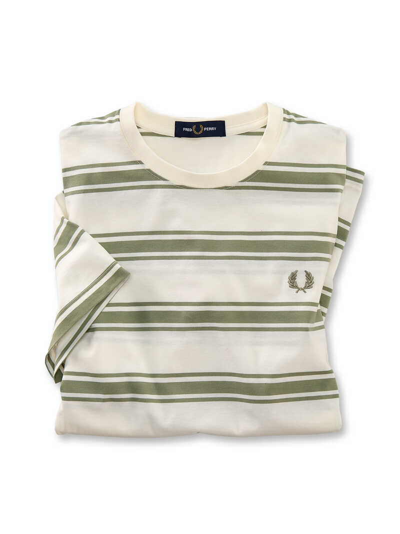 Streifenshirt in Hellgrn