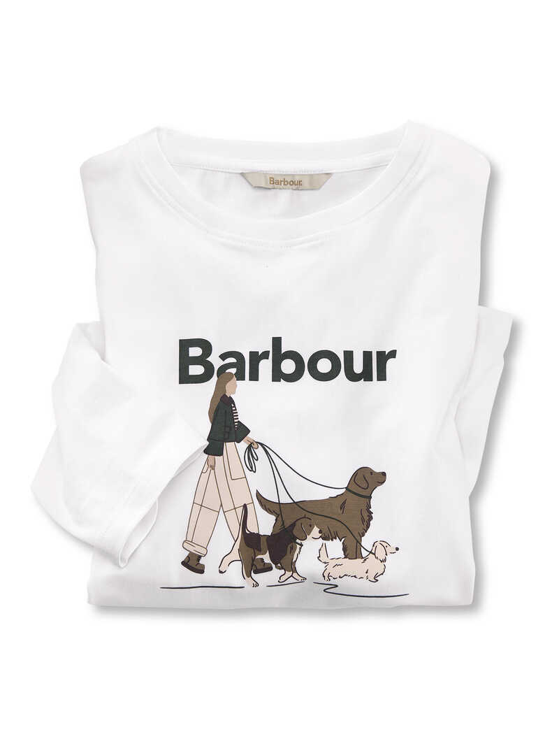 Produktbild zu Weies Barbour-Shirt Woodhouse