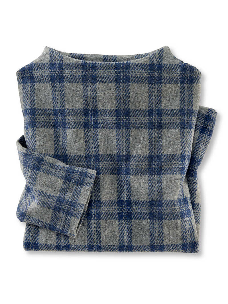 Produktbild zu Karo-Turtleneck-Shirt