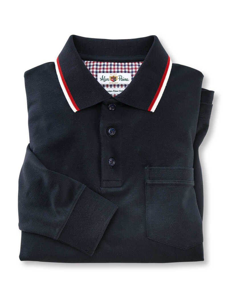 Produktbild zu Herren-Poloshirt aus Pima-Baumwolle