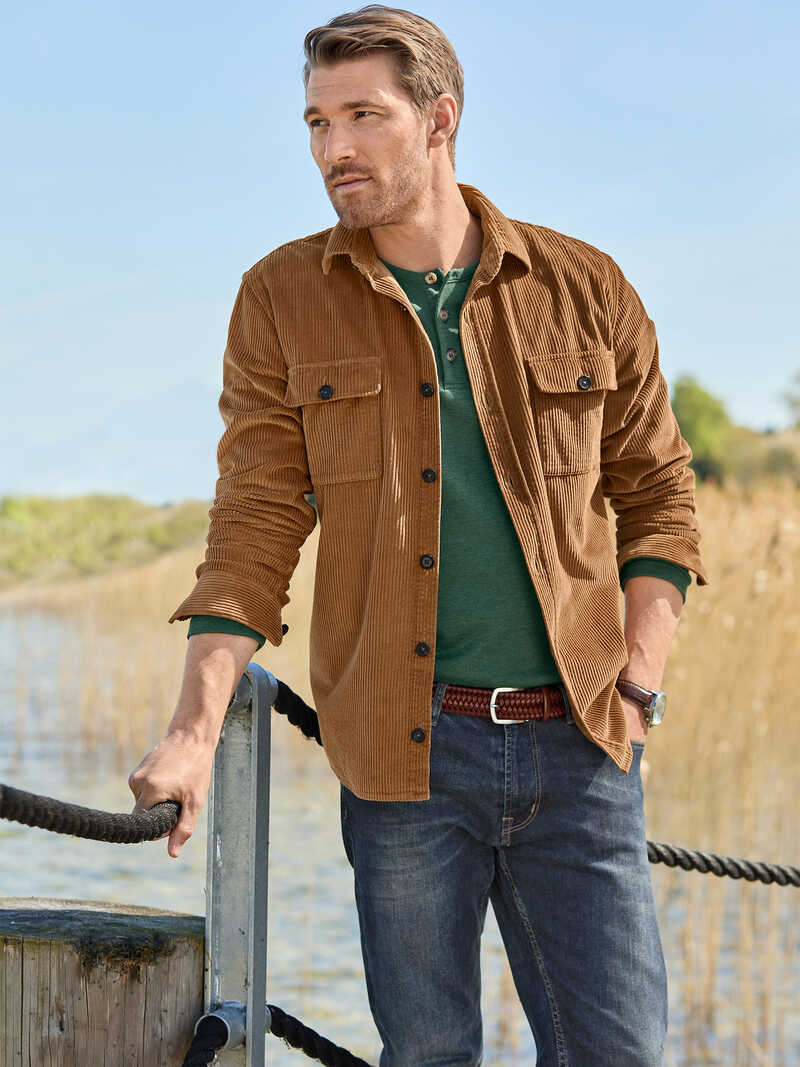 Produktbild zu Cord-Overshirt fr Herren