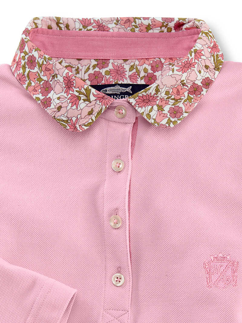 Alternatives Bild 2 zu Damen-Poloshirt mit Liberty-Cordkragen