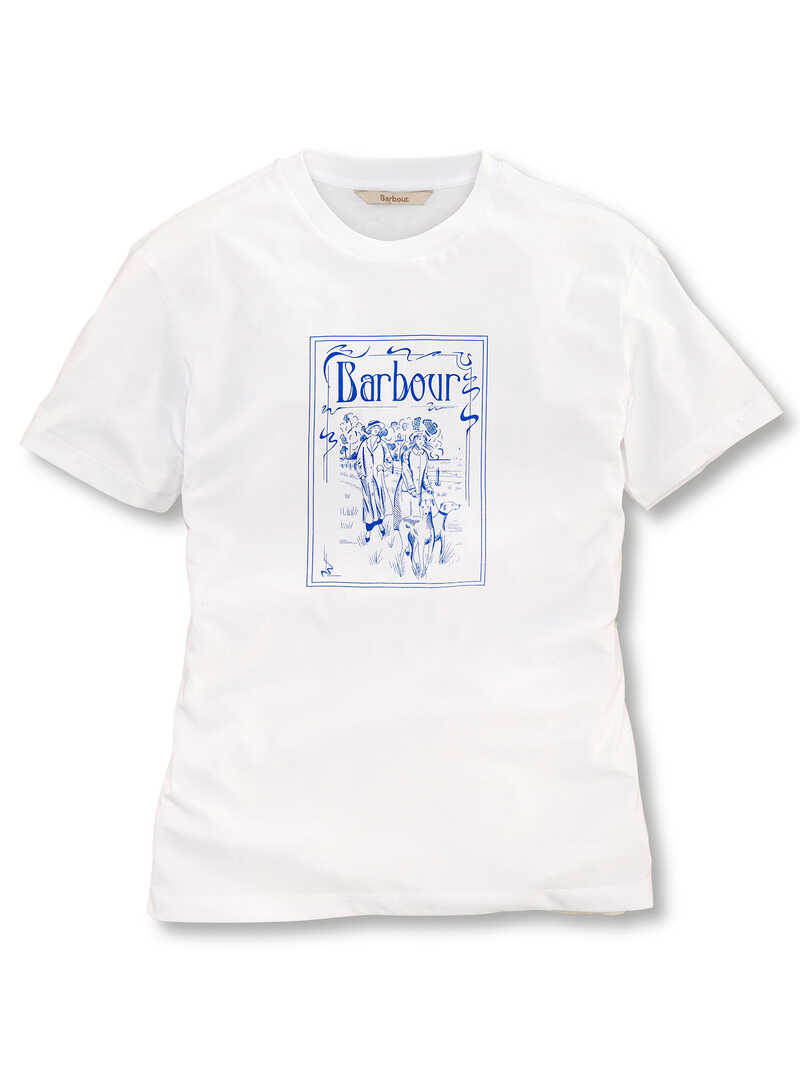 Alternatives Bild 1 zu Wei�es Shirt mit Vintage-Print