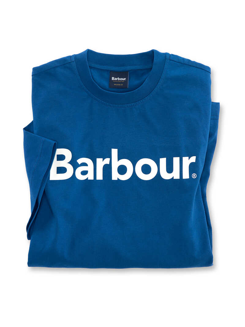 Alternatives Bild 1 zu T-Shirt mit Barbour-Logo-Print