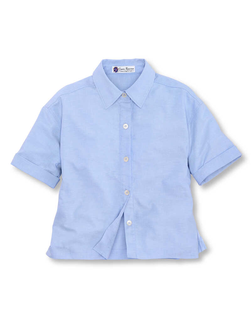 Produktbild zu Kurzarmbluse im Boxy Style