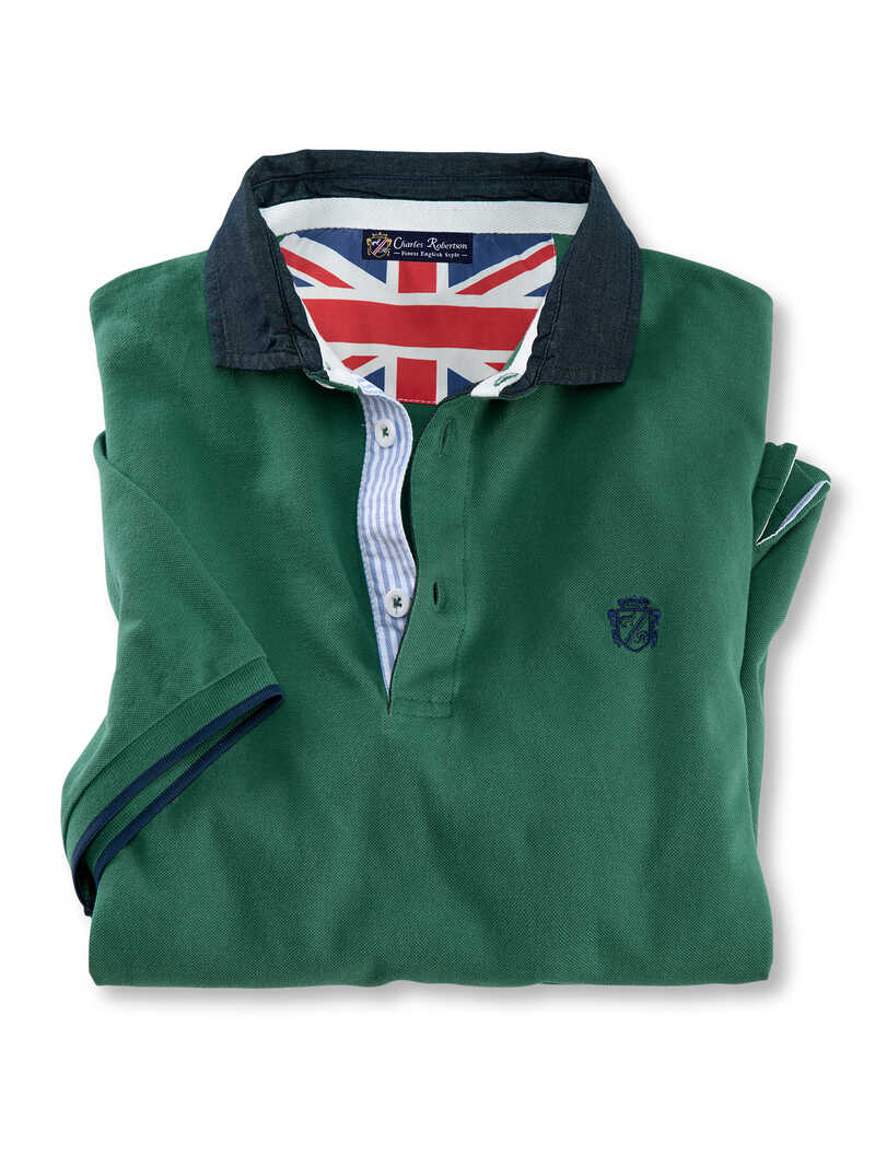 Produktbild zu Polohemd mit Union Jack