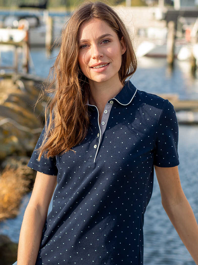 Alternatives Bild 3 zu Poloshirt mit Dotprint