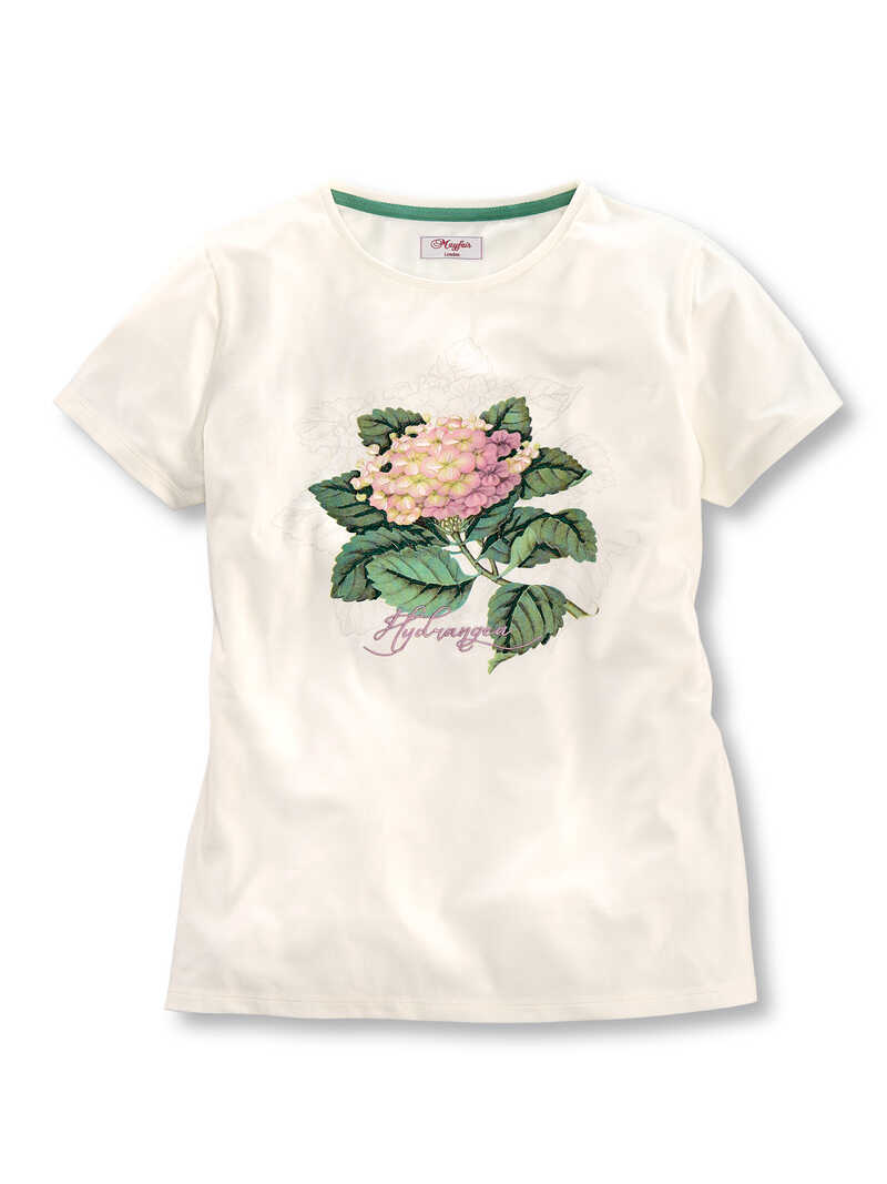 Alternatives Bild 1 zu Wei�es T-Shirt mit Blume