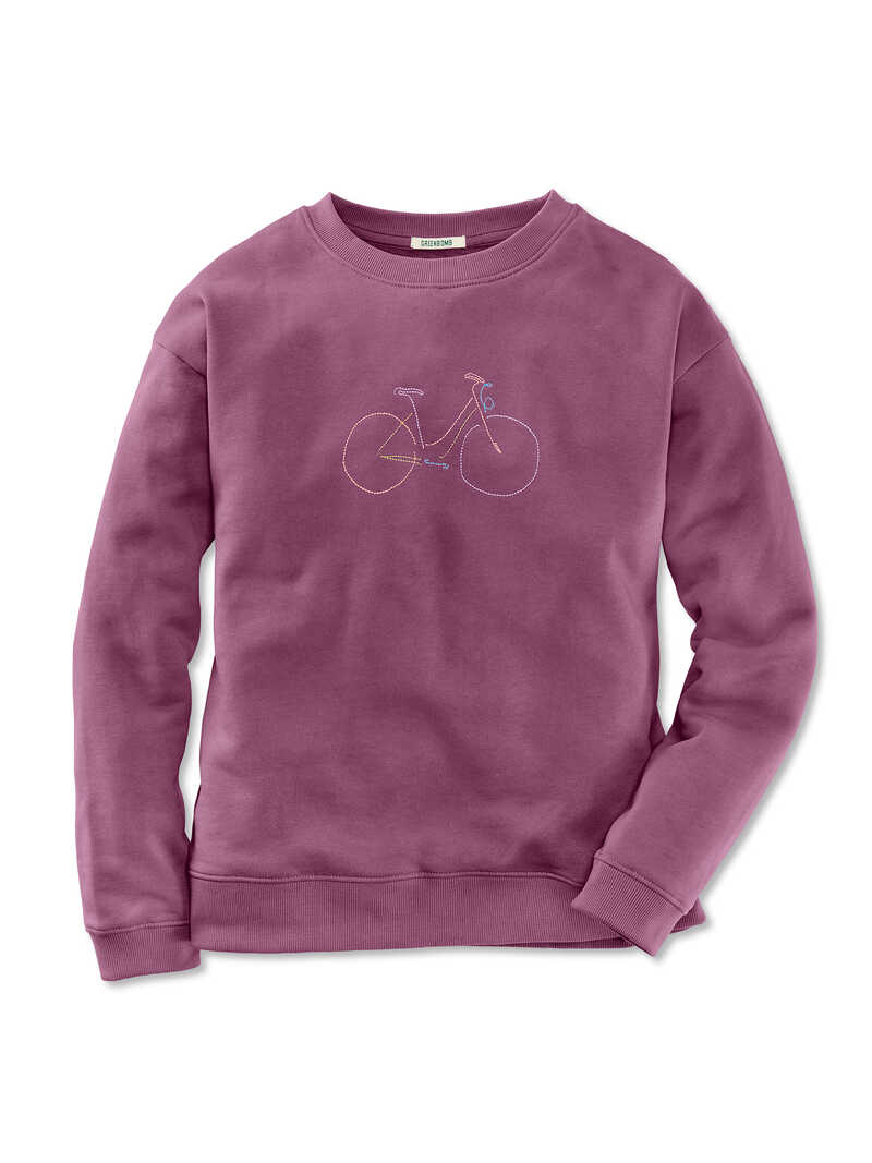 Alternatives Bild 1 zu Sweatshirt mit Fahrradstickerei