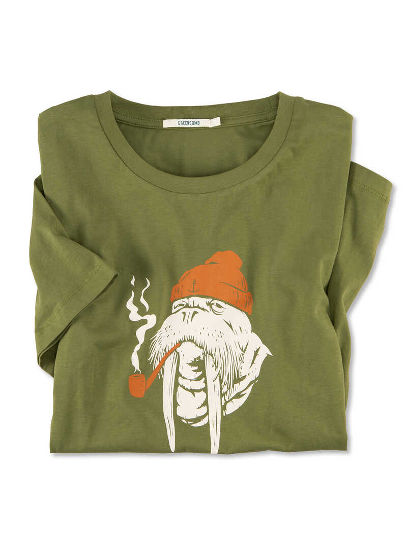 Produktbild zu Print-Shirt Walross