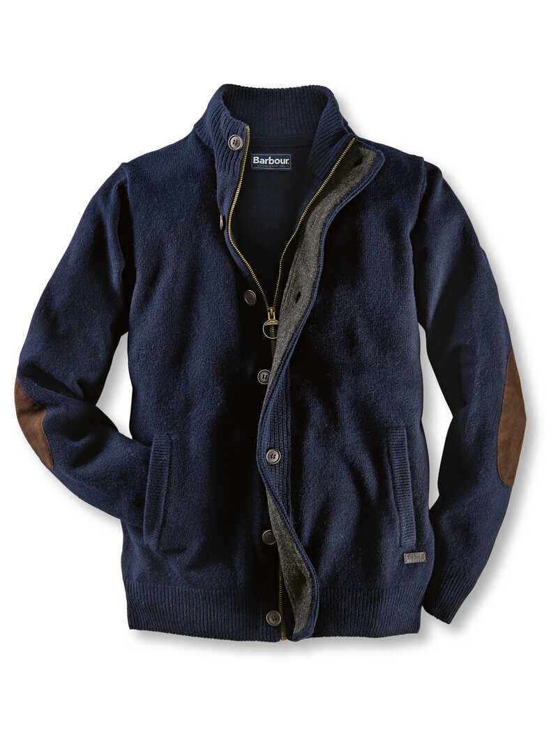 Lambswool Cardigan fr Herren
