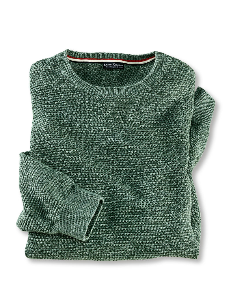 Leinenpullover fr Herren