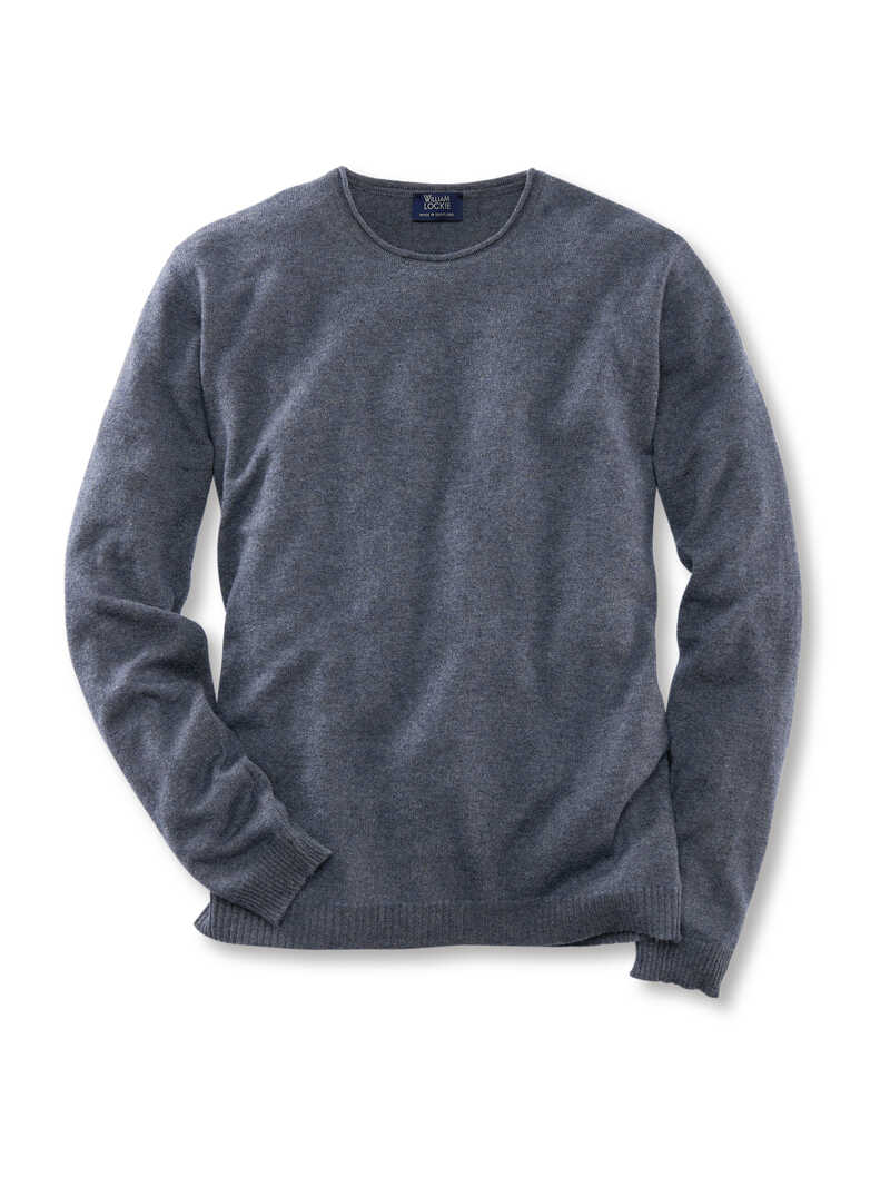 Blauer Herrenpullover