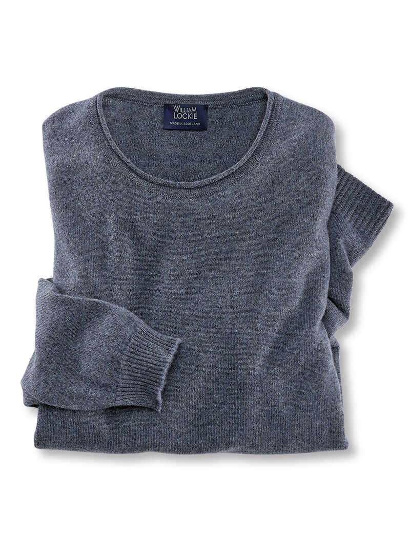 Blauer Herrenpullover